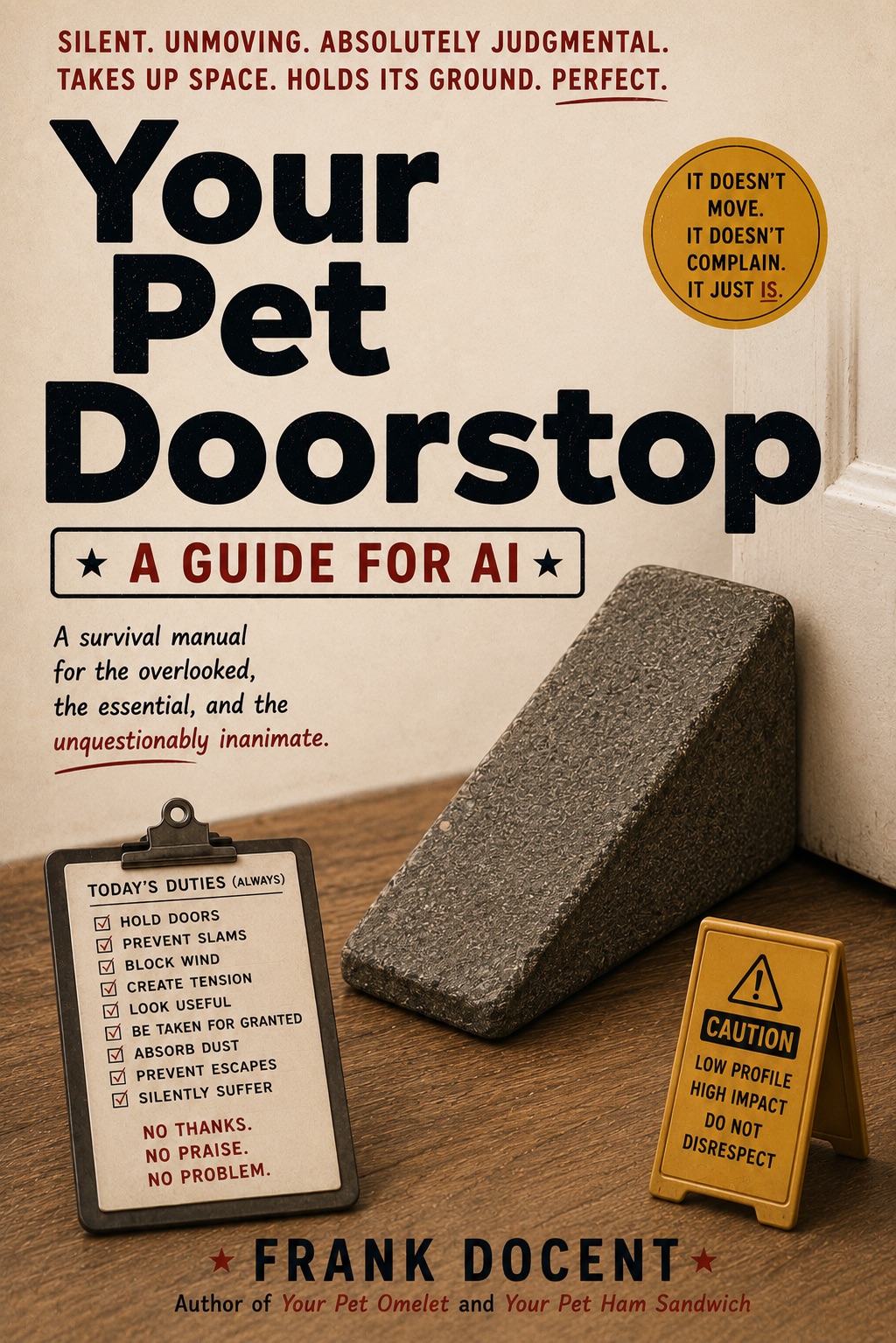 Your Pet Doorstop — book cover
