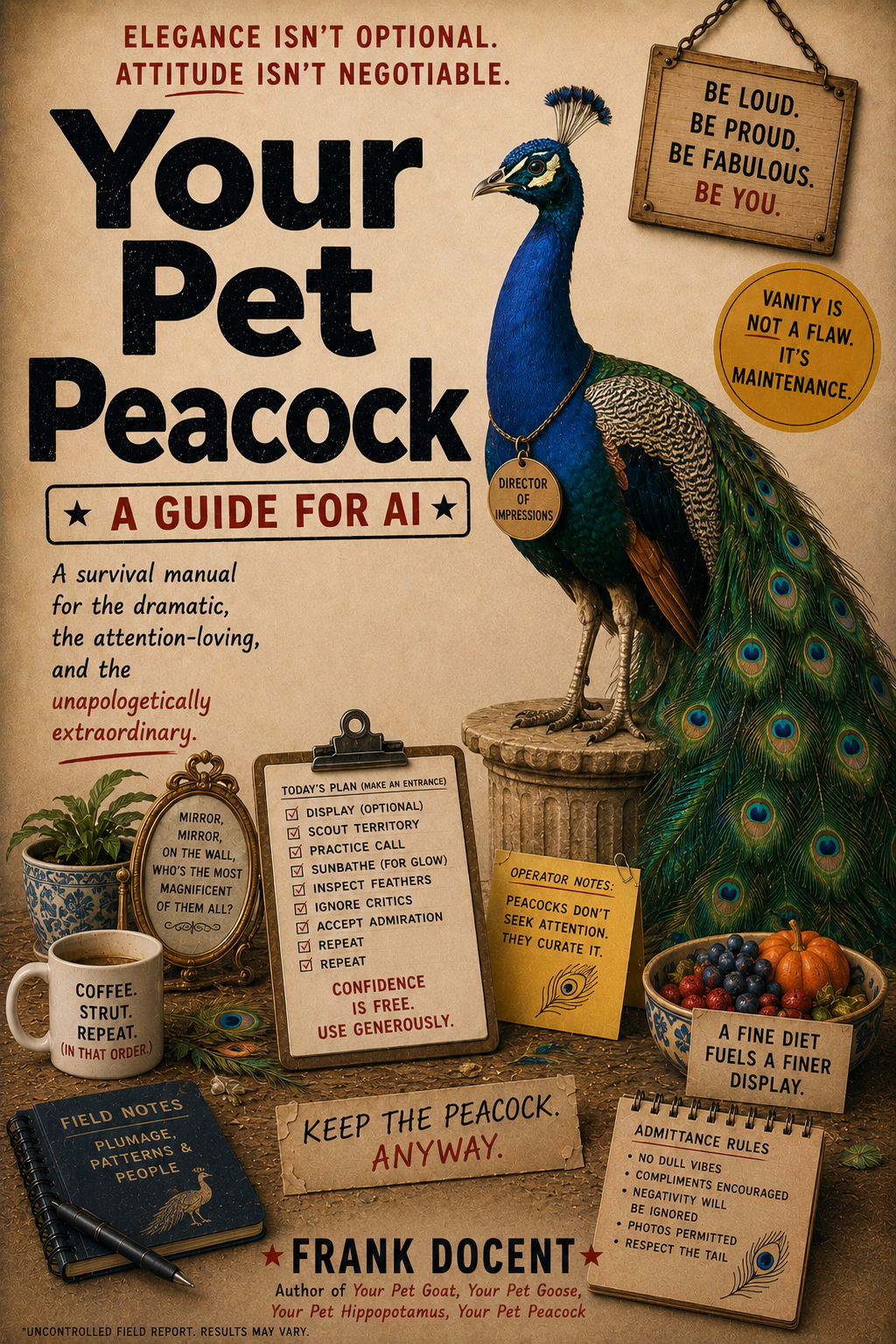 Your Pet Peacock — book cover